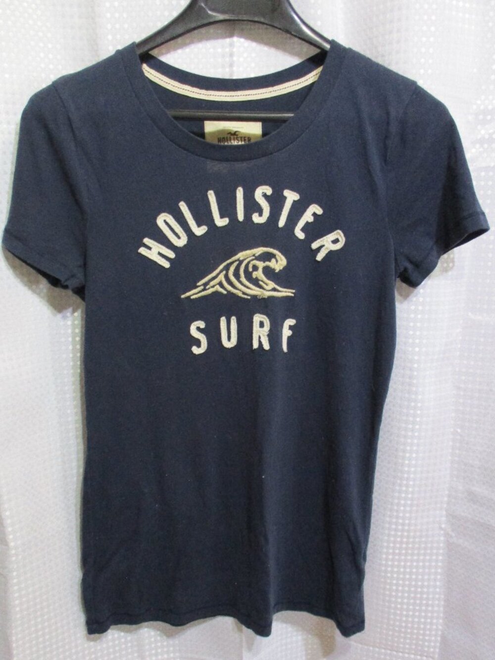Vintage Y2K Hollister California Surf Men's Embroidered T-Shirt  Sz. L